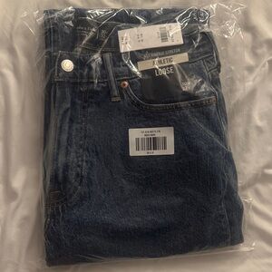 Abercrombie & Fitch Relaxed Fit Dark Blue Jeans